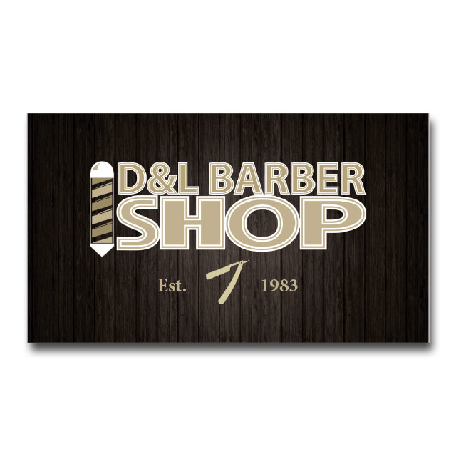 logo image for D & L Barbershop, located in Lynnwood, Washington.