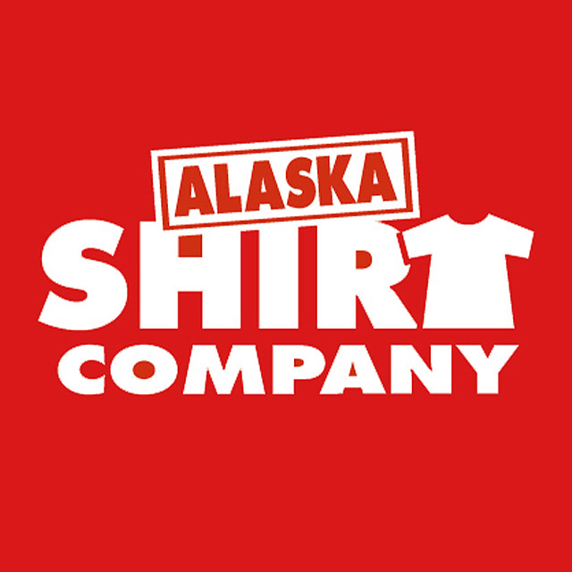 logo image for Alasks Shirt Company. A t-shirt shop located in Juneau, Alaska.