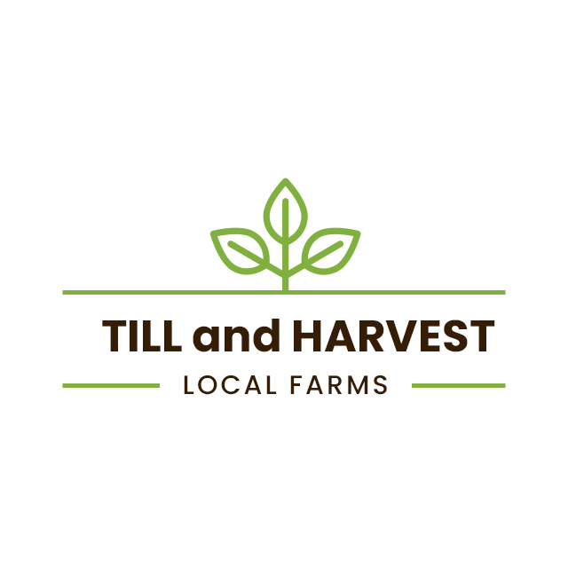 logo image for Till and Harvest. A web app that connects communities to their local farmers and farmer markets.